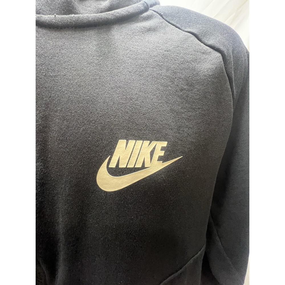 NIKE Sportswear Advance 15 Hoodie Full Zip Training Jacket Black Sz L  Blue Tag - Picture 3 of 14
